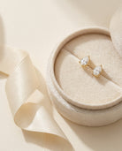 POIRE Ohrring und 1 Karat in Weißgold 585