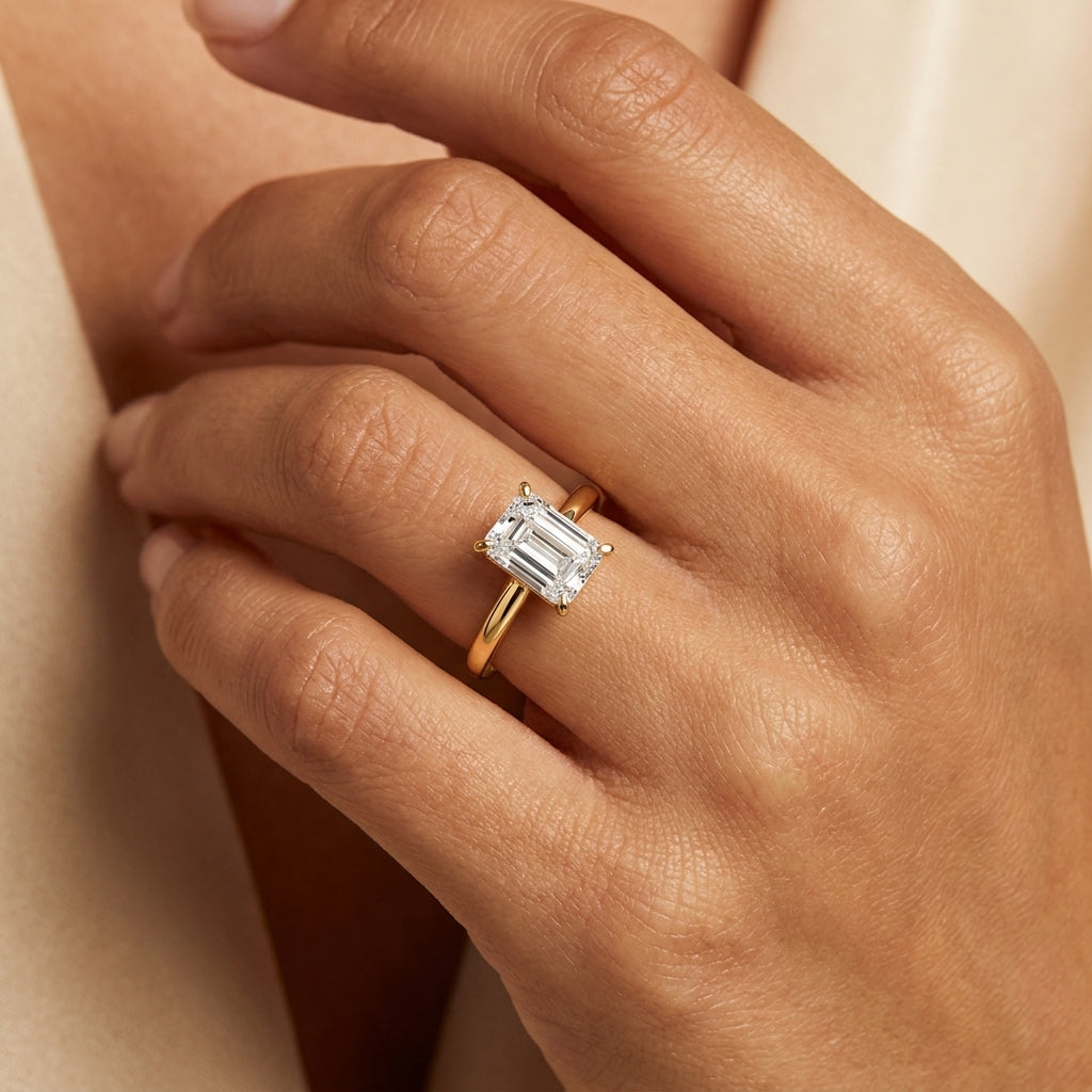 CLAIRE Ring und 1.5 Karat in Gelbgold 585