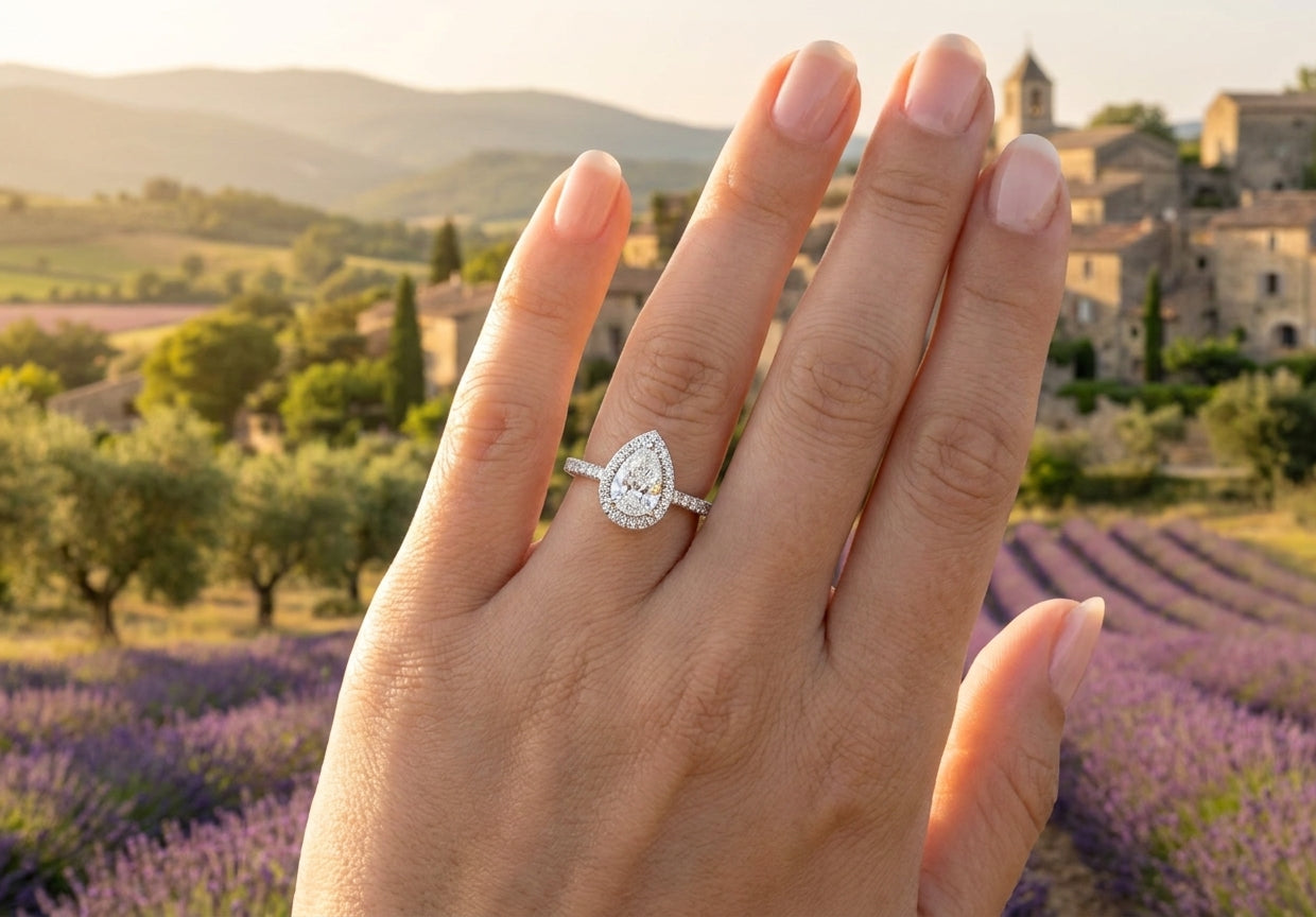 ANNABELLE Ring mit Labordiamant und 1.3 Karat in Weißgold 585