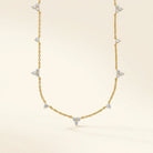 TROIS Halskette in Gelbgold 585