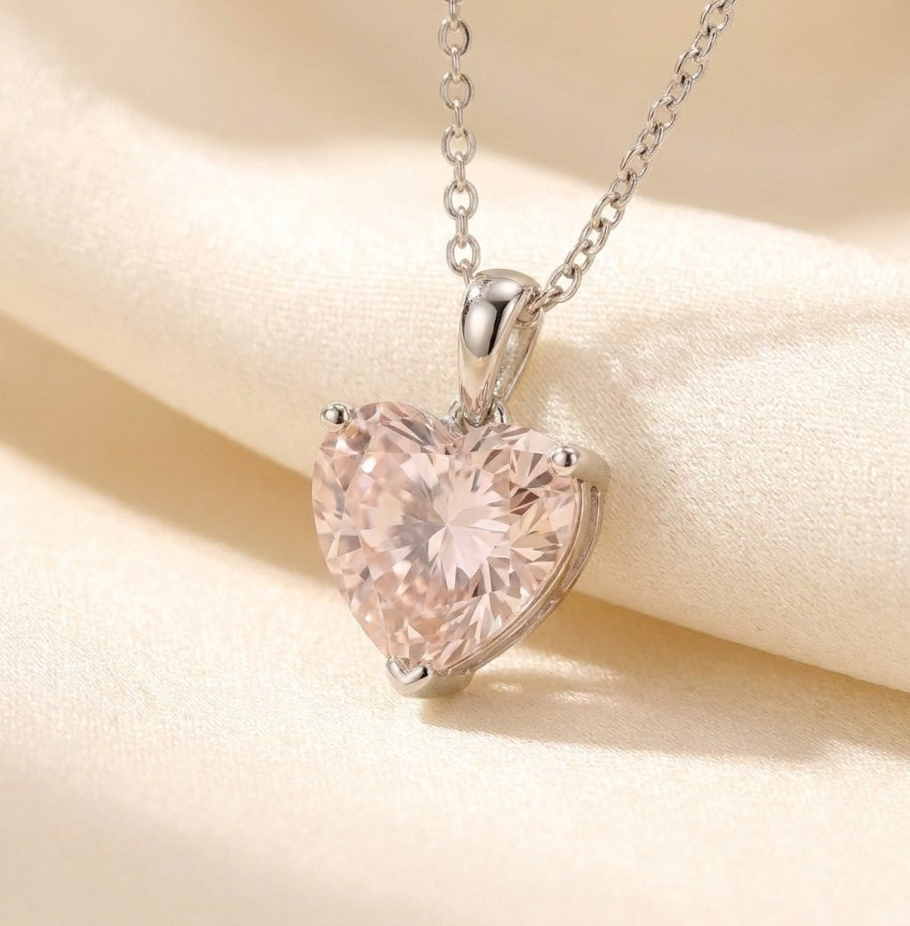 COEUR Halskette und 0.5 Karat in Weißgold 585