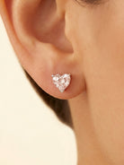 COEUR Ohrring und 0.5 Karat in Weißgold 585