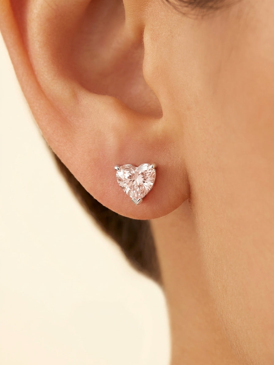COEUR Ohrring und 0.5 Karat in Weißgold 585