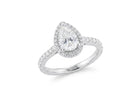ANNABELLE Ring mit Labordiamant und 1.3 Karat in Weißgold 585