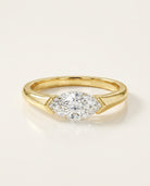 AMELIE Ring mit Labordiamant und 0.75 Karat in Weißgold 585