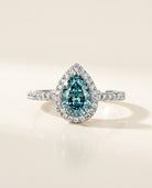 ANNABELLE Ring und 1.3 Karat in Weißgold 585
