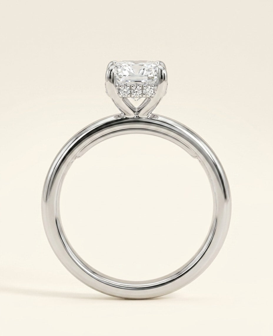 INES Ring und 1.5 Karat in Weißgold 585