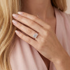 DUET Ring und 1.5 Karat in Weißgold 585