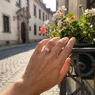 DUET Ring und 1.5 Karat in Weißgold 585