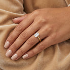 CLAIRE Ring und 1.5 Karat in Gelbgold 585