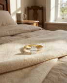NOEMIE Ring mit Labordiamant und 3 Karat in Weißgold 585