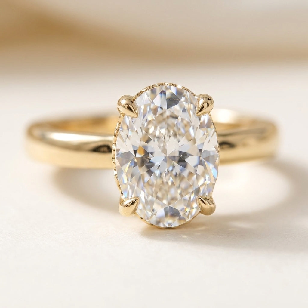 NOEMIE Ring und 2.5 Karat in Weißgold 585