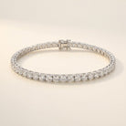 Rivière Armband mit Labordiamant (1 Karat gesamt) in Weißgold 585