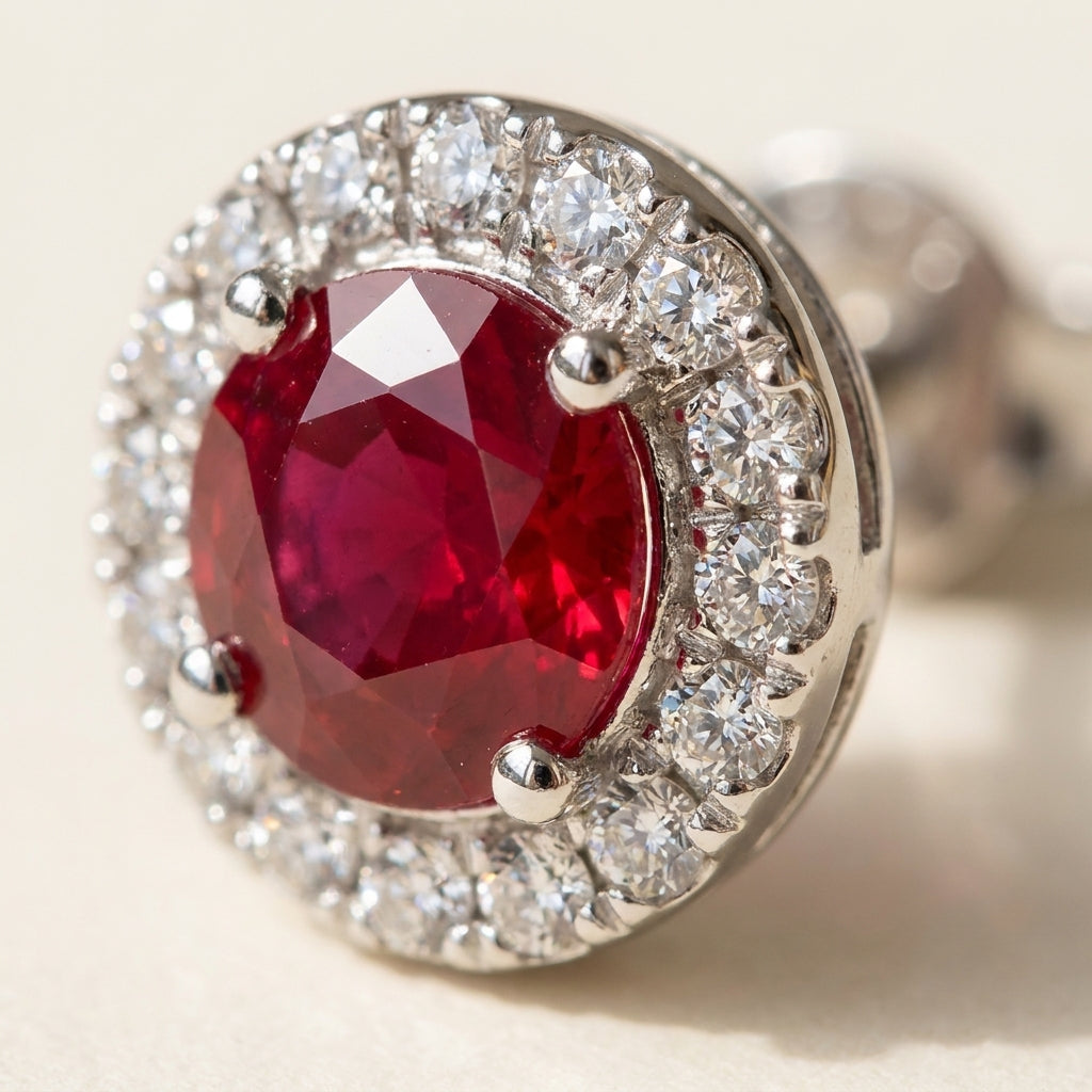 BELLE Ohrring und 1.9 Karat in Weißgold 585