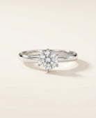 MARIE Ring und 1 Karat in Weißgold 585