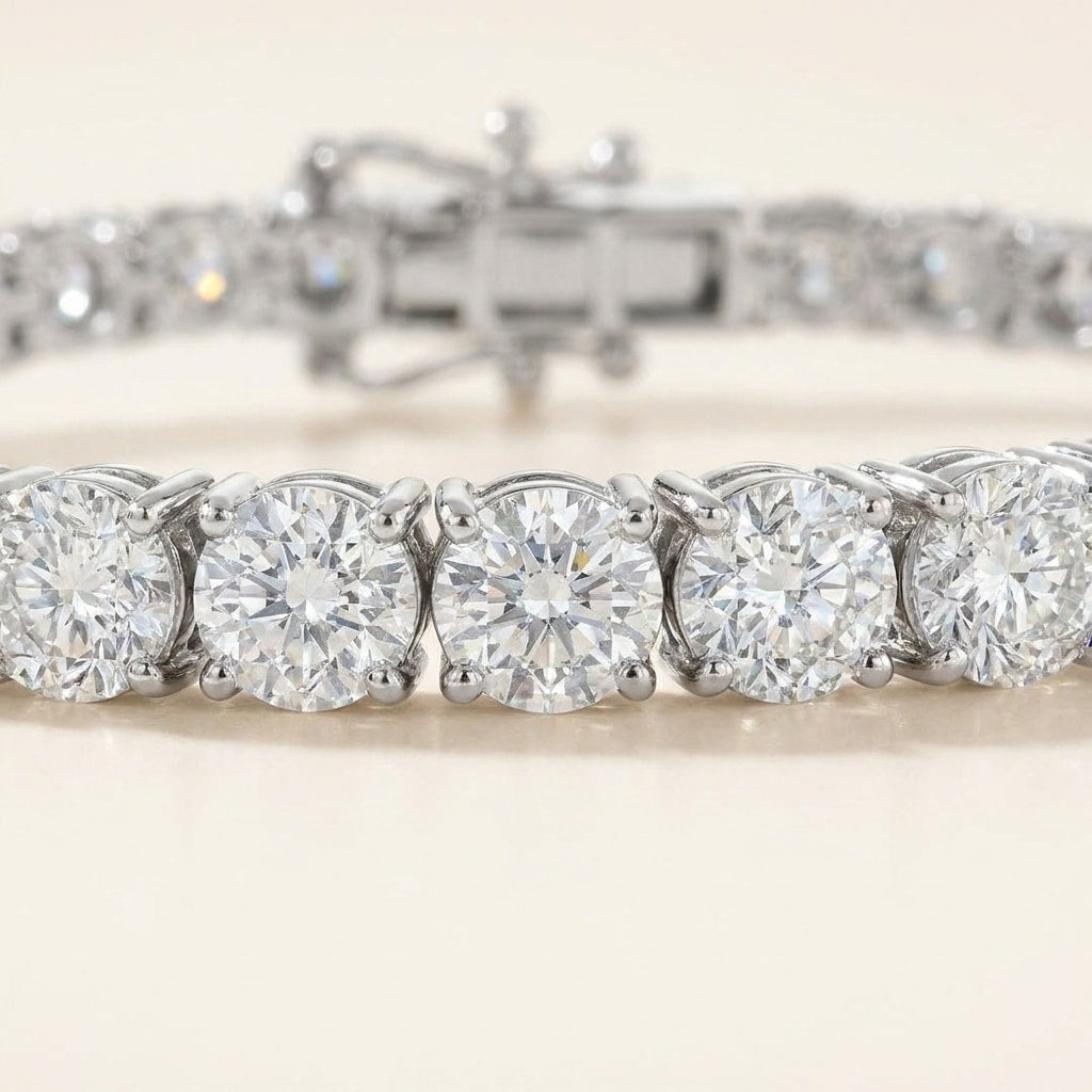 RIVIERE Armband und 1 Karat in Weißgold 585