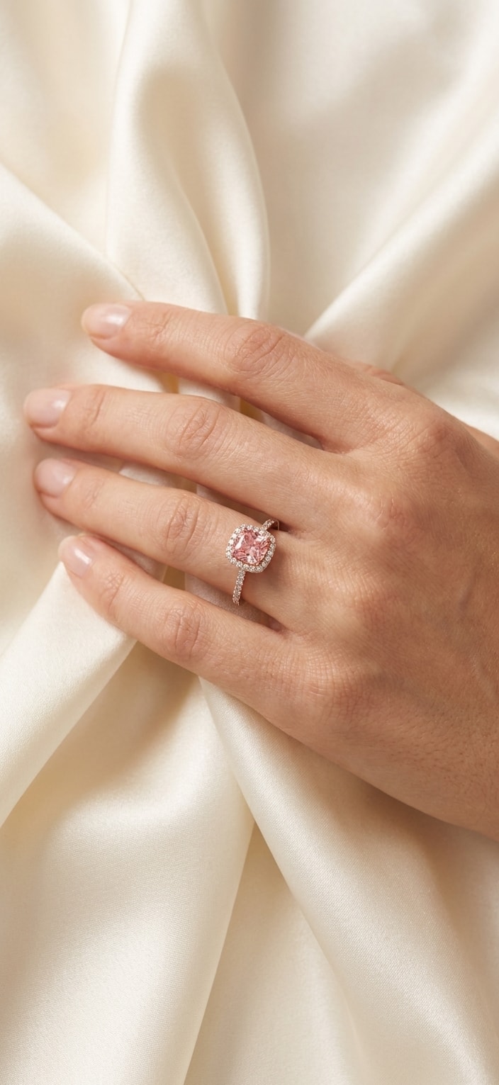 MARIELLE Ring und 1.4 Karat in Weißgold 585