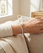 RIVIERE Armband mit Labordiamant und 1 Karat in Weißgold 585
