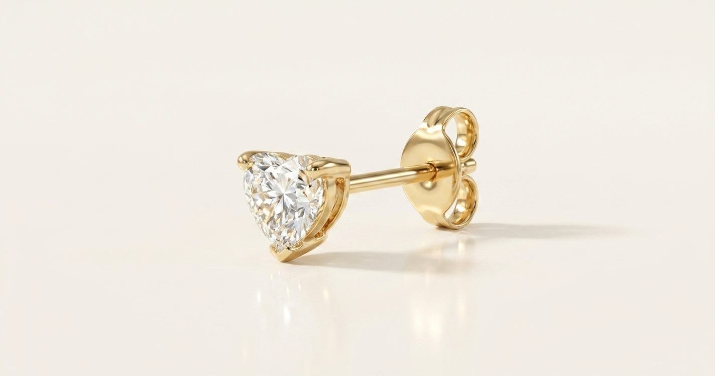 COEUR Ohrring und 0.5 Karat in Gelbgold 585