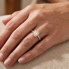 ADELE Ring mit Labordiamant und 1.4 Karat in Gelbgold 585