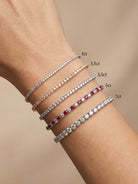RIVIERE Armband und 1 Karat in Weißgold 585