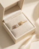 TROIS Ohrring und 0.6 Karat in Gelbgold 585