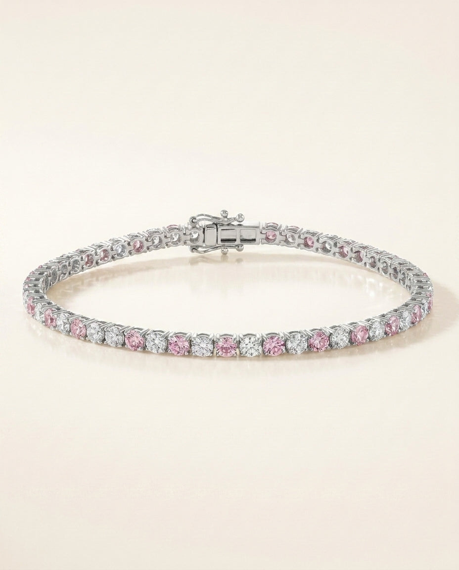 RIVIERE Armband und 5 Karat in Weißgold 585