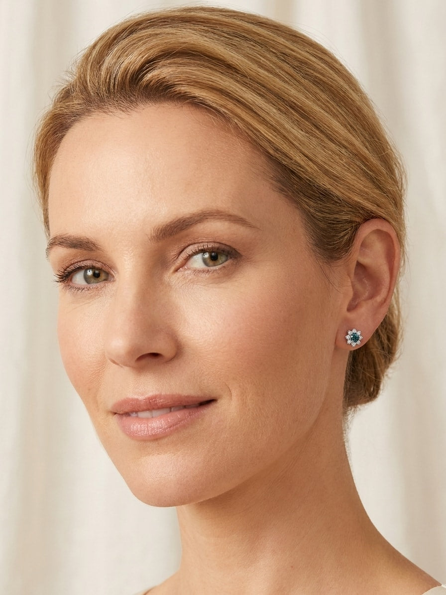 CELESTE FLEUR Ohrring und 0.46 Karat in Weißgold 585
