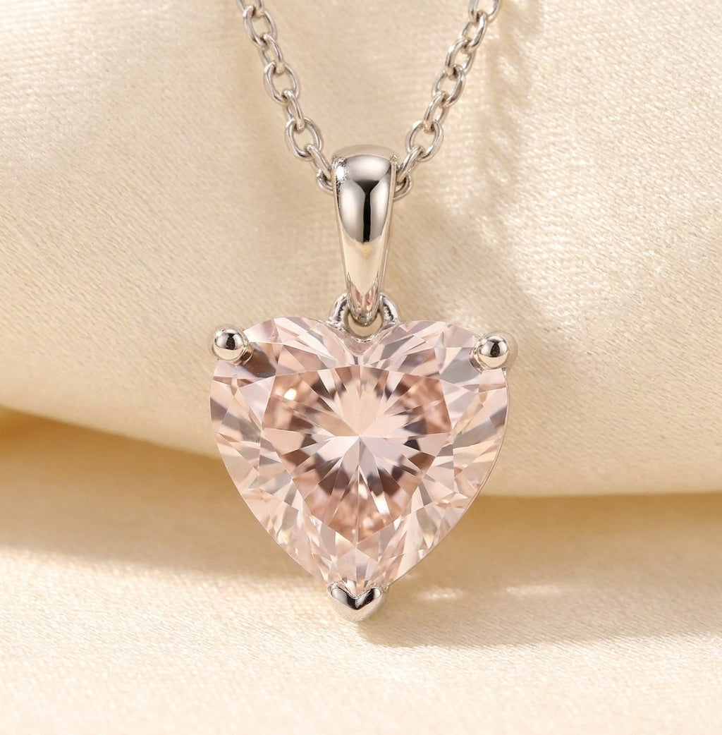 COEUR Halskette und 0.5 Karat in Weißgold 585