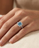 MARIELLE Ring und 1.4 Karat in Weißgold 585