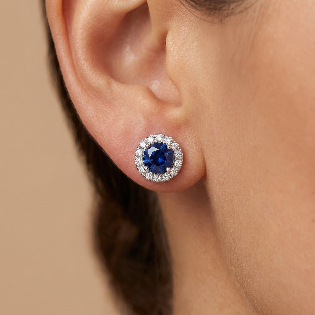 BELLE Ohrring und 1.9 Karat in Weißgold 585